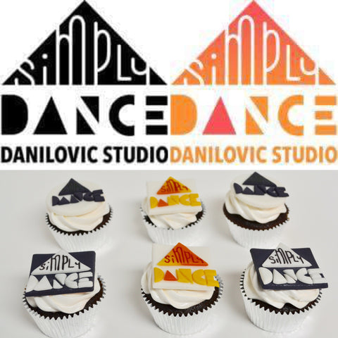 dance studio logo cupcakes by sugar street boutique toronto. cupcake toronto. cupcakes. logo cucpcakes toronto. dance logo cupcakes. dancing cupcakes. dance studio cupcakes. dance studio cupcakes toronto. danilovic studio. danilovic studio cupcakes.