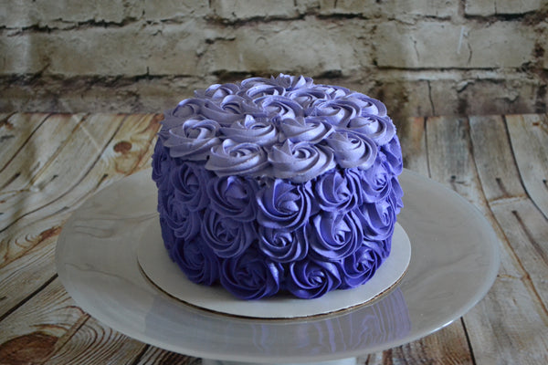 Purple ombre rosette cake by sugar street boutique. sugar street boutique. purple cake. ombre cake. purple ombre cake. rosette cake. rosette cake. purple ombre rosette cake. toronto cake. toronto baker. lemon rosette cake. lemon cake. lemon cream cheese. lemon rosette cake. toronto cake. sugar street boutique. ombre. rosettes. rosette. toronto cake.