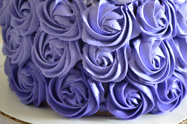 Purple ombre rosette cake by sugar street boutique. sugar street boutique. purple cake. ombre cake. purple ombre cake. rosette cake. rosette cake. purple ombre rosette cake. toronto cake. toronto baker. lemon rosette cake. lemon cake. lemon cream cheese. lemon rosette cake. toronto cake. sugar street boutique. ombre. rosettes. rosette. toronto cake.