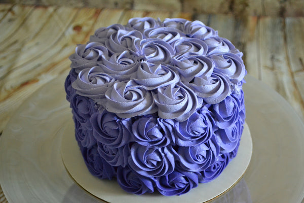 Purple ombre rosette cake by sugar street boutique. sugar street boutique. purple cake. ombre cake. purple ombre cake. rosette cake. rosette cake. purple ombre rosette cake. toronto cake. toronto baker. lemon rosette cake. lemon cake. lemon cream cheese. lemon rosette cake. toronto cake. sugar street boutique. ombre. rosettes. rosette. toronto cake.