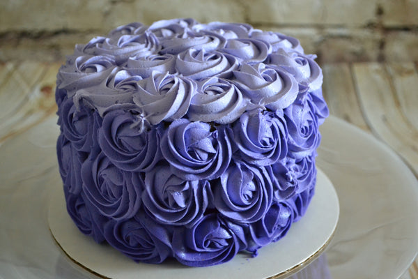 Purple ombre rosette cake by sugar street boutique. sugar street boutique. purple cake. ombre cake. purple ombre cake. rosette cake. rosette cake. purple ombre rosette cake. toronto cake. toronto baker. lemon rosette cake. lemon cake. lemon cream cheese. lemon rosette cake. toronto cake. sugar street boutique. ombre. rosettes. rosette. toronto cake.