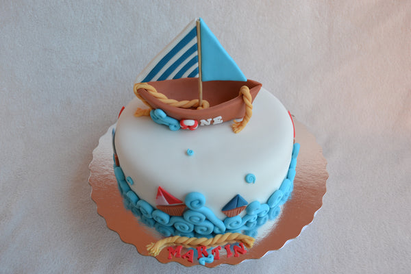 Boat Cake for Childrens Birthday