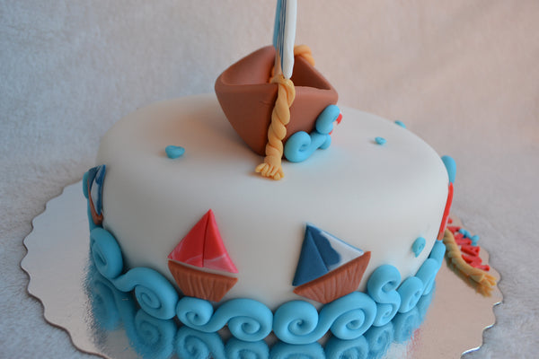 Cosmo's Sailing Boat Cake – Beautiful Birthday Cakes