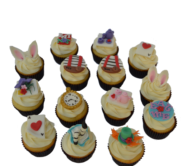 Mad Hatter cupcakes. Alice in wonderland cupcakes. Toronto Cupcakes. Sugar Street Boutique. 