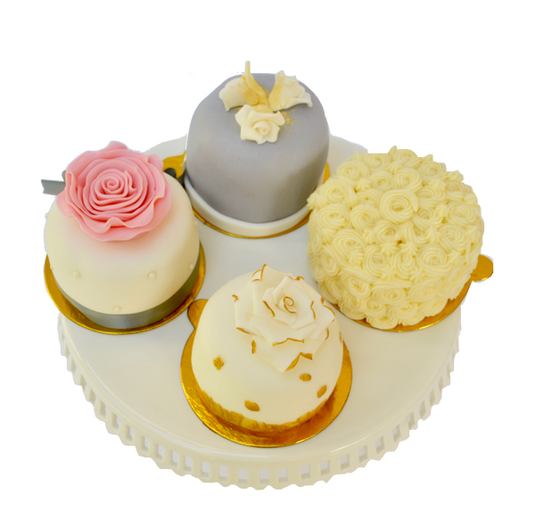 Mini cakes for a wedding, bridal shower, engagement party or birthday by sugar street boutique Toronto