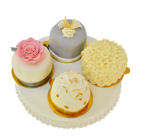 Mini cakes for a wedding, bridal shower, engagement party or birthday by sugar street boutique Toronto