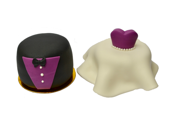 Bridal Mini cakes. Toronto weddings. Toronto cakes. mini cakes. wedding mini cakes. Sugar Street Boutique. bride and groom cakes. bride and groom mini cakes.
