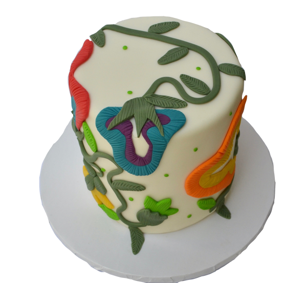 Artistic Cake. Art Cake. Abstract Cake. Sugar Street Boutique Toronto. Cakes Toronto. Flower Art cake. colourful cake. edible art. floral cake. floral art cake. artistic cake.