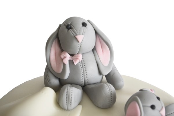 pottery barn bunny cake for a 2 year old birthday cake by sugar street boutique toronto 