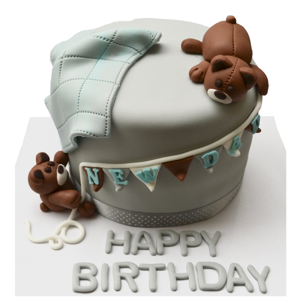New dad Cake. Teddy bears brown cake. baby shower cake. Toronto Cakes. Sugar Street Boutique. Chocolate and vanilla cake. fondant bears.