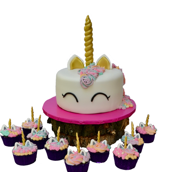 unicorn cake and cupcakes by sugar street boutique toronto