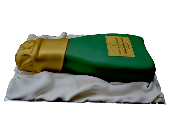 Chocolate Champagne veuve clicquot Cake by sugar street boutique toronto