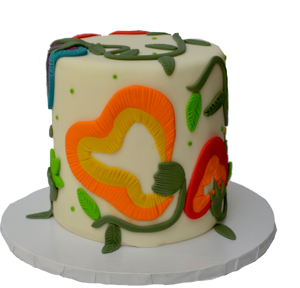 Artistic Cake. Art Cake. Abstract Cake. Sugar Street Boutique Toronto. Cakes Toronto. Flower Art cake. colourful cake. edible art. floral cake. floral art cake. artistic cake.