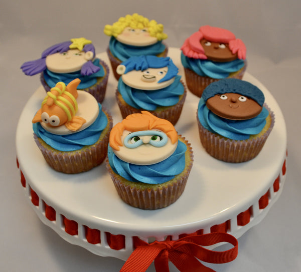 Lemon Bubble Guppies Cupcakes by Sugar Street Boutique Toronto