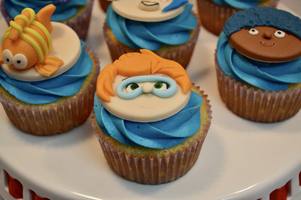 Lemon Bubble Guppies Cupcakes by Sugar Street Boutique Toronto