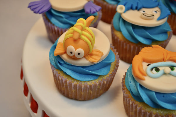 Lemon Bubble Guppies Cupcakes by Sugar Street Boutique Toronto