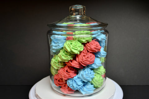 Colourful meringues suspiros by Sugar Street Boutique