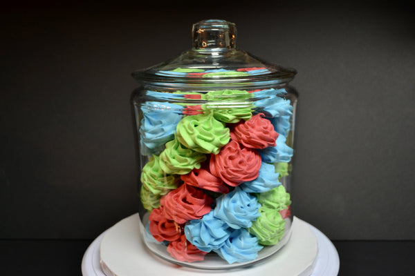 Colourful meringues suspiros by Sugar Street Boutique